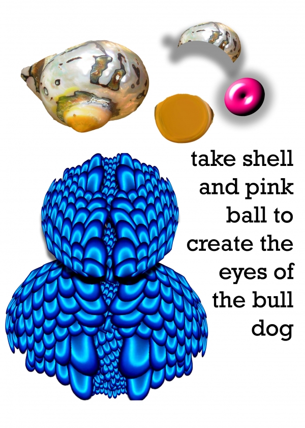 Creation of Mr Blue Muscle: Step 7